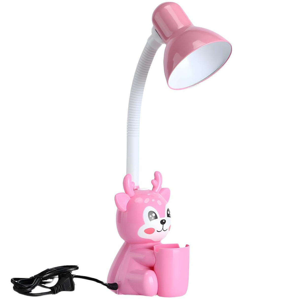 Plug-in Cute Fawn Retractable Children’s Table Lamp Image - 5