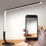 Plug-in Modern Minimalist Linear LED Bedroom Table Lamp Image - 8