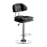 Pneumatic Leather Adjustable Cushion Swivel Bar Stool Image - 2