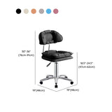 Pneumatic Leather Adjustable Cushion Swivel Bar Stool Image - 22