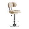 Pneumatic Leather Adjustable Cushion Swivel Bar Stool Image - 6