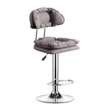 Pneumatic Leather Adjustable Cushion Swivel Bar Stool Image - 8