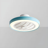 Polished Modern Bladeless LED Ceiling Fan with Light Image - 6