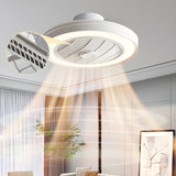 Polished Modern Bladeless LED Ceiling Fan with Light Image - 8