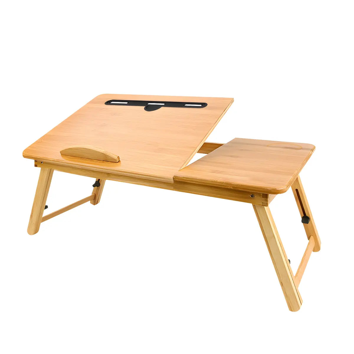 Portable Foldable Adjustable Wood Small Writing Desk Image - 5