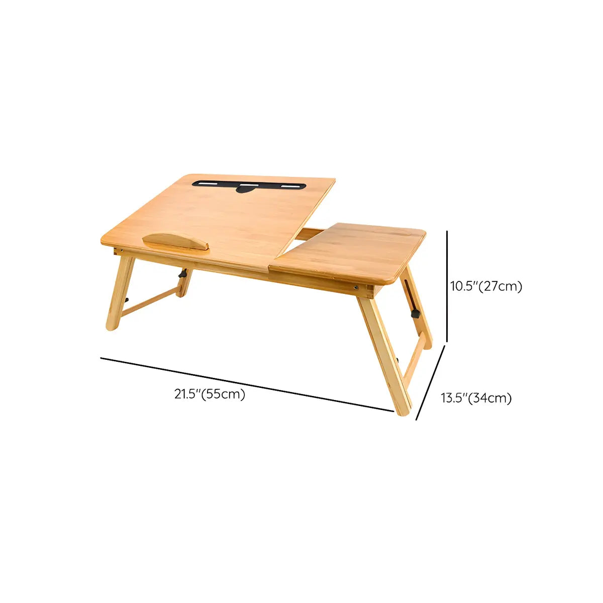 Portable Foldable Adjustable Wood Small Writing Desk 