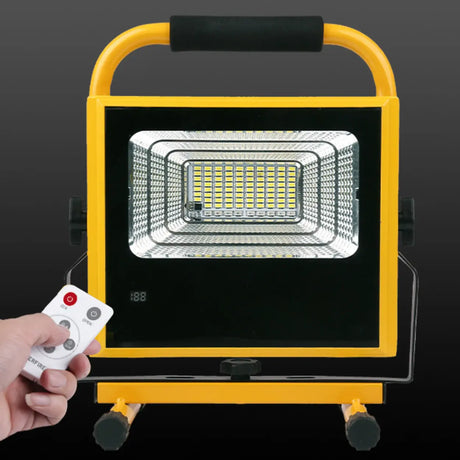 Portable Remote Control Yellow Outdoor Table Light Image - 1