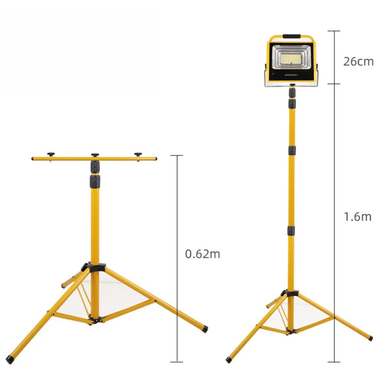 Portable Remote Control Yellow Outdoor Table Light 