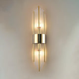 Postmodern Crystal Rod Bedside Up Down Wall Sconce Image - 9