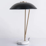 Practical Elegant Minimalist Black Metal Table Lamp Image - 3