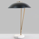 Practical Elegant Minimalist Black Metal Table Lamp Image - 4