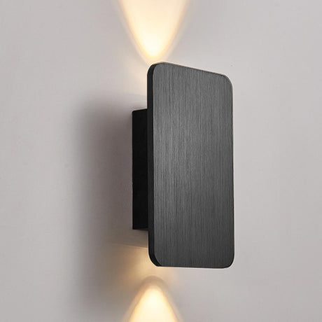 Quadruple Light Beams Rectangular Up Down Wall Sconce Image - 2