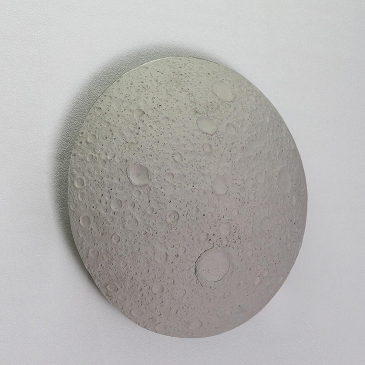 Realistic Crater Design Outdoor Moon Wall Sconce Image - 14