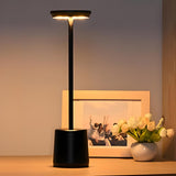 Rechargeable Creative Column Base Metal Table Lamp Image - 13