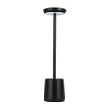 Rechargeable Creative Column Base Metal Table Lamp Image - 7