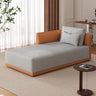 Rectangle Fabric Removable Cushions Reclining Chaise Lounge Image - 11