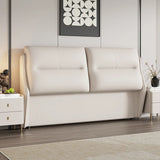 Rectangle Upholstered Free-Standing Headboard with Legs Image - 2