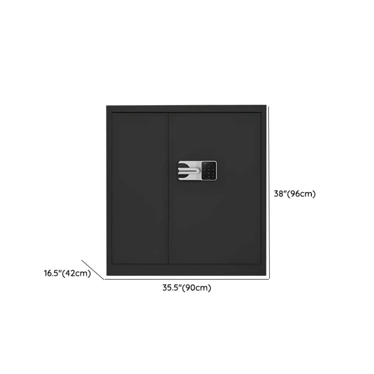 Rectangle Vertical Storage Steel Locking Filing Cabinet 