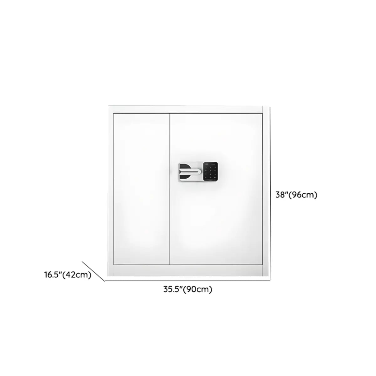 Rectangle Vertical Storage Steel Locking Filing Cabinet Image - 13