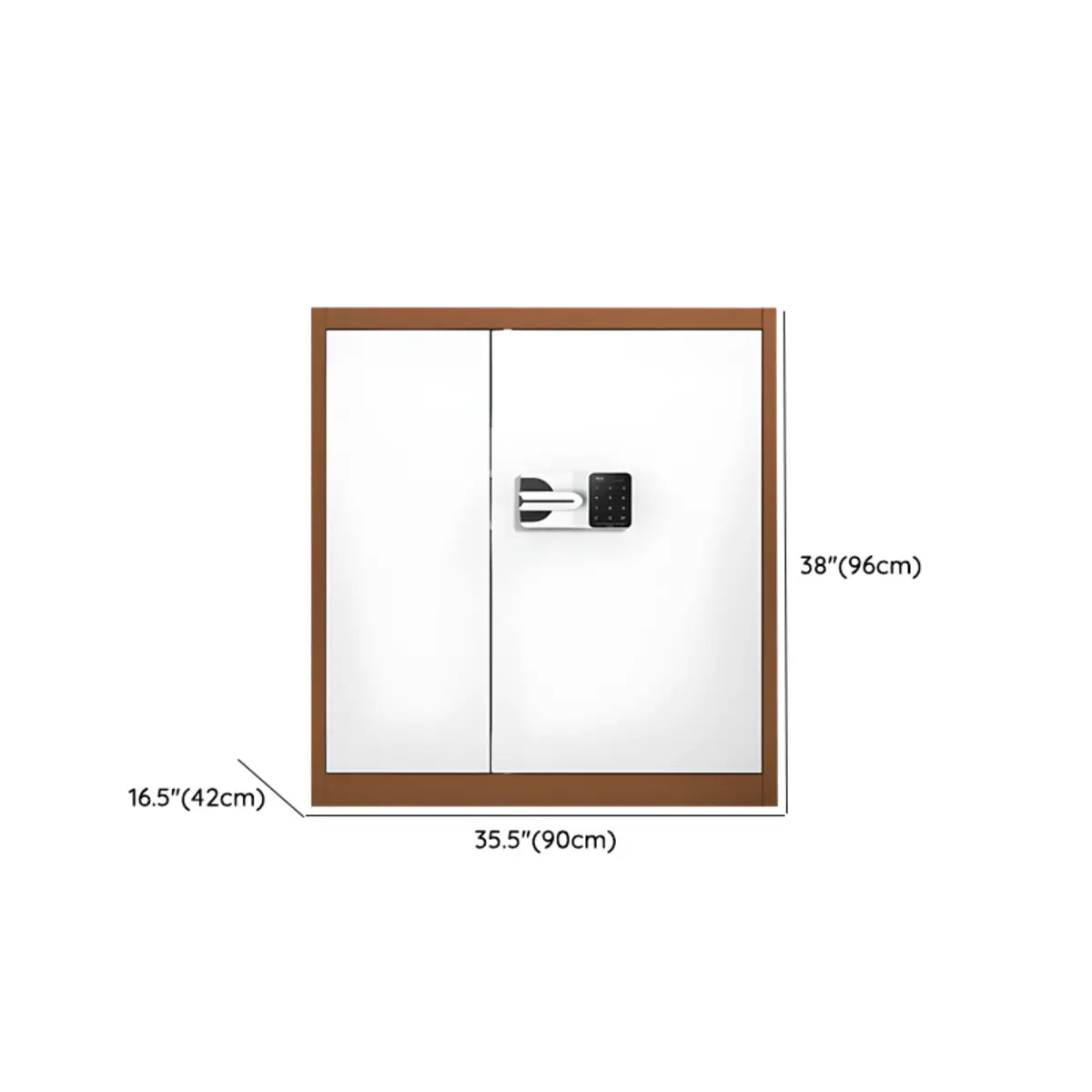 Rectangle Vertical Storage Steel Locking Filing Cabinet Image - 16