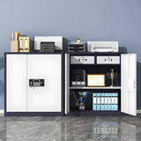 Rectangle Vertical Storage Steel Locking Filing Cabinet Image - 4