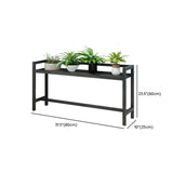 Rectangular Black Mesh Metal Indoor Storage Plant Stand Image - 15