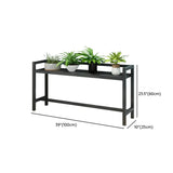 Rectangular Black Mesh Metal Indoor Storage Plant Stand Image - 16