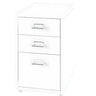 Rectangular Casters Metal Small Filing Cabinet Organizer Image - 2