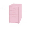 Rectangular Casters Metal Small Filing Cabinet Organizer Image - 9