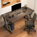 Rectangular Manufactured Wood Iron Sled Gaming Desk Image - 1