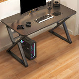 Rectangular Manufactured Wood Iron Sled Gaming Desk Image - 21