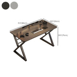 Rectangular Manufactured Wood Iron Sled Gaming Desk Image - 26