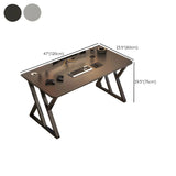 Rectangular Manufactured Wood Iron Sled Gaming Desk Image - 29