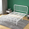 Rectangular Metal Black Easy-Assembly Queen Open-Frame Bed Image - 2