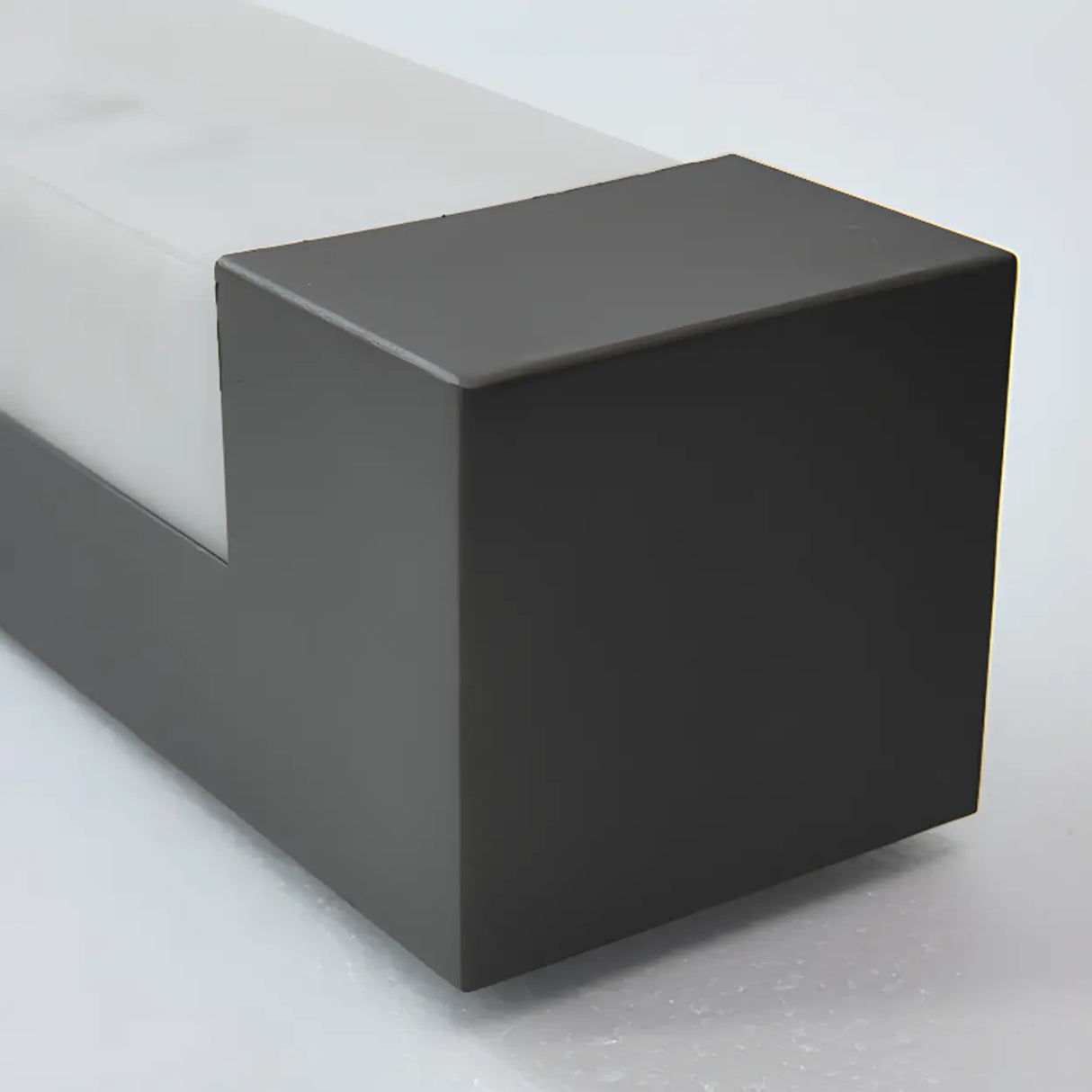 Rectangular Modern Black Steel Exterior Wall Light Image - 16