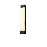 Rectangular Modern Black Steel Exterior Wall Light Image - 8