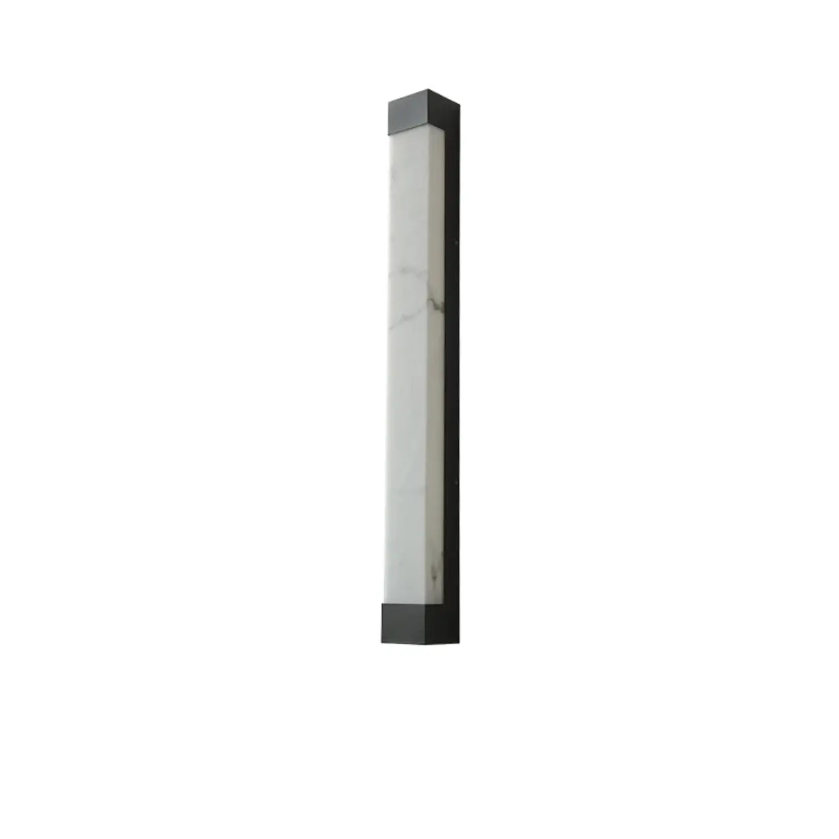 Rectangular Modern Black Steel Exterior Wall Light Image - 9