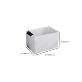 Rectangular PMMA White Small Freestanding Bathtub Image - 10