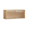 Rectangular Wood Living Room Storage Display Cabinet Image - 9