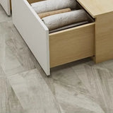 Rectangular Wood Natural Full Storage Bed with Drawers Image - 10