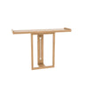 Rectangular Wood Natural Medium Entryway Console Table Image - 5