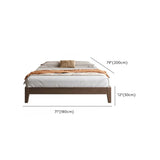 Rectangular Wooden Brown Queen Storage Bed with Mattress Image - 14