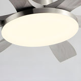 Remote 6 Blades Dimming Modern Ceiling Fan with Light Image - 14