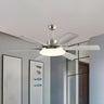 Remote 6 Blades Dimming Modern Ceiling Fan with Light Image - 9