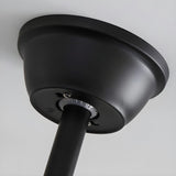 Remote Contemporary Gold Round Ceiling Fan with Light Image - 9