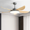 Remote Control 5 Blade Wood LED Ceiling Fan with Light Image - 6