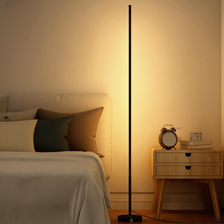 Remote Control Minimalist Linear LED Floor Lamp Image - 1