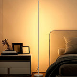 Remote Control Minimalist Linear LED Floor Lamp Image - 15