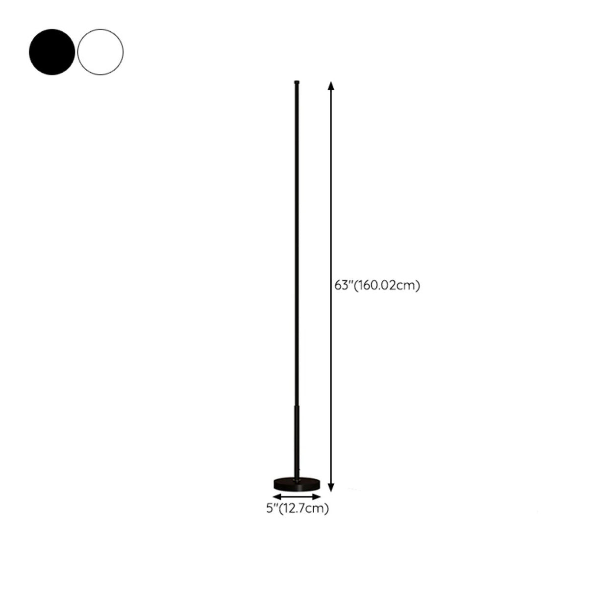 Remote Control Minimalist Linear LED Floor Lamp Image - 17