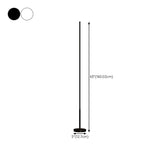 Remote Control Minimalist Linear LED Floor Lamp Image - 17